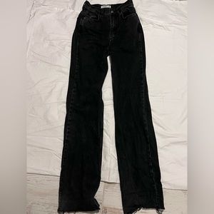 Black, Pull&Bear jeans, size 0